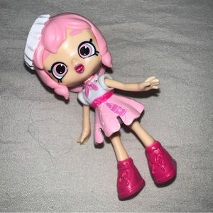 Shopkins Loose HAPPY PLACES Lil' Shoppie Shoppies Pink Bottle Top Heart Hat